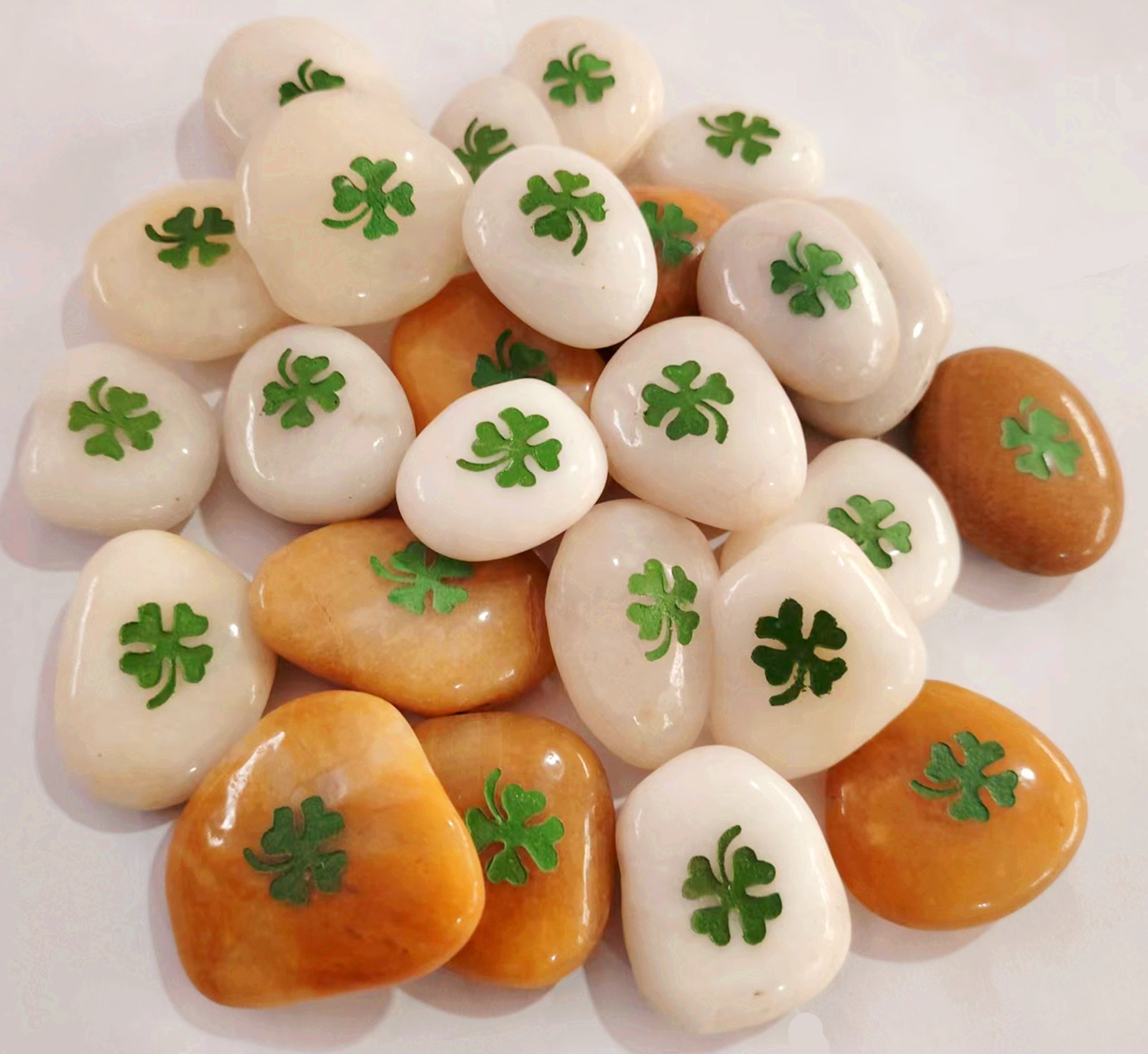 Inspirational Stones - Four Leaf Clover