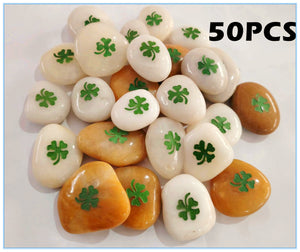 Inspirational Stones - Four Leaf Clover