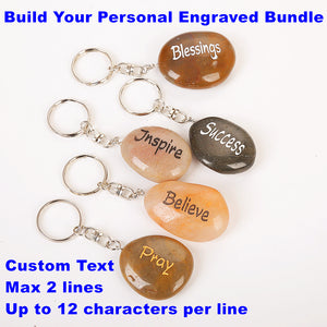 200pcs Assorted @$0.88/ea Customized Engrave Personalized Keychain Bulk
