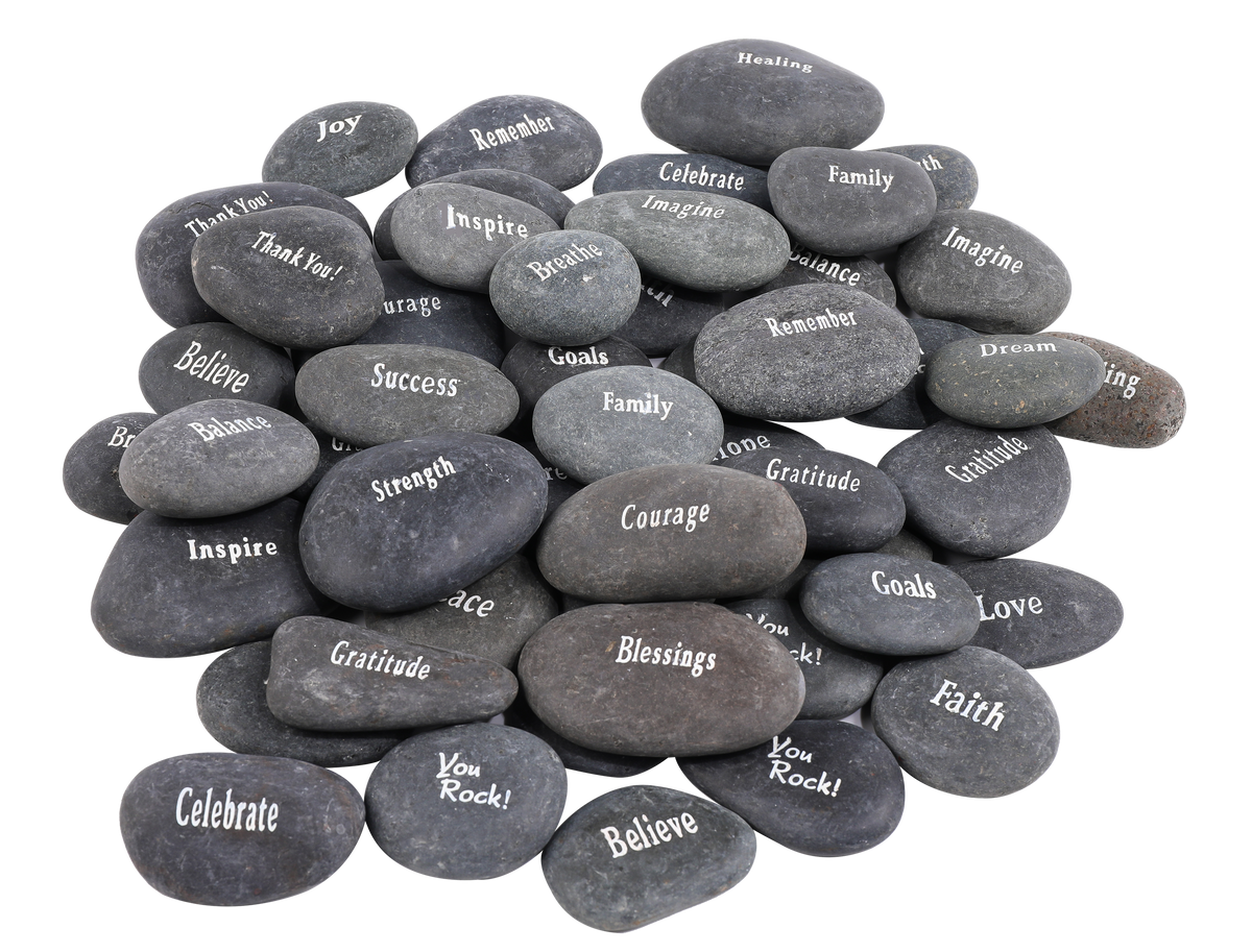Assorted 50-Pack Black Rocks | RockImpact – Frontier Wholesale Outlet
