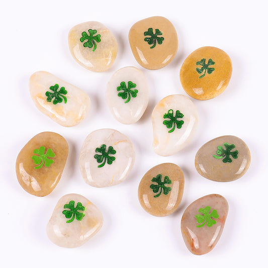 Inspirational Stones - Four Leaf Clover - Frontier Wholesale Outlet