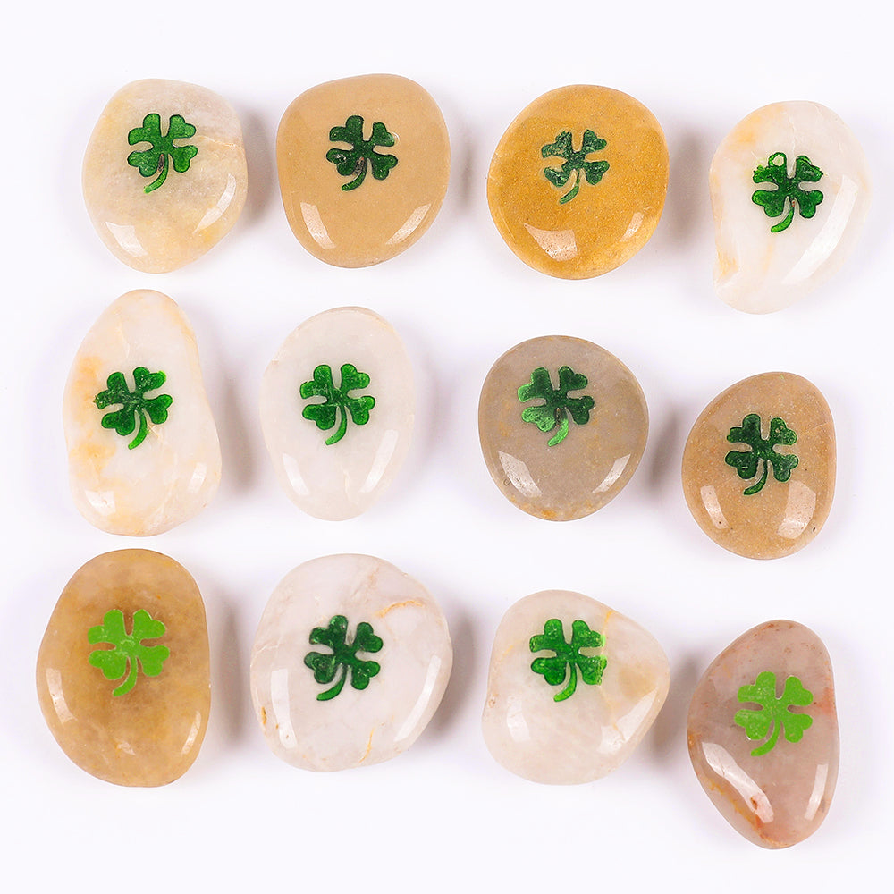 Inspirational Stones - Four Leaf Clover