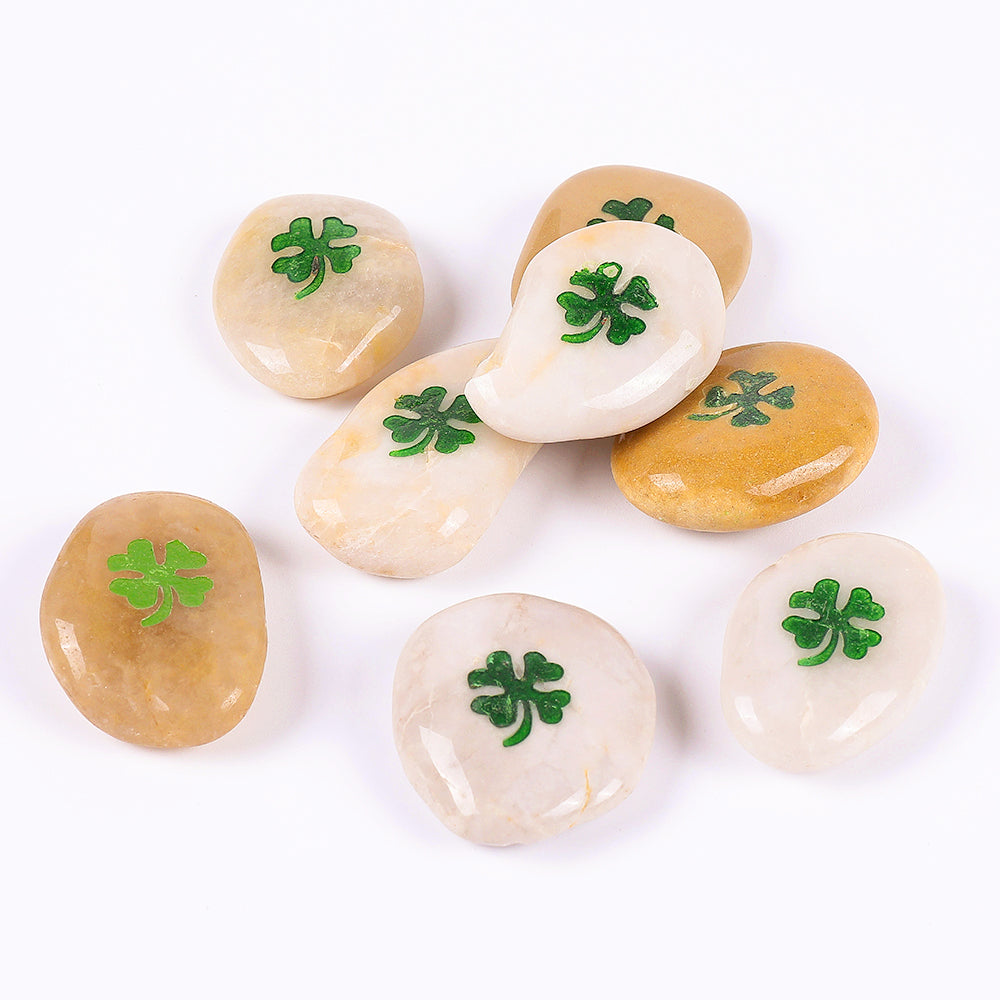 Inspirational Stones - Four Leaf Clover