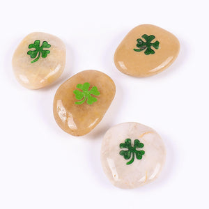 Inspirational Stones - Four Leaf Clover