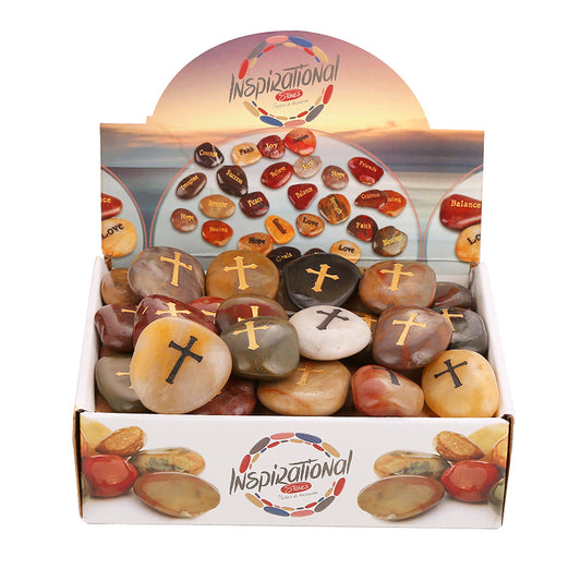 Cross Worry Stones - Frontier Wholesale Outlet