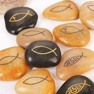 Inspirational Stones - Jesus Fish